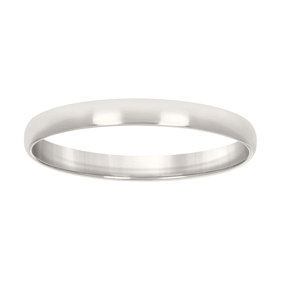 925 Sterling Silver Unisex Flat 3mm Comfort Fit Wedding Band Ring Size 5