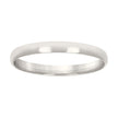 925 Sterling Silver Unisex Flat 3mm Comfort Fit Wedding Band Ring Size 8 - SLV-129722