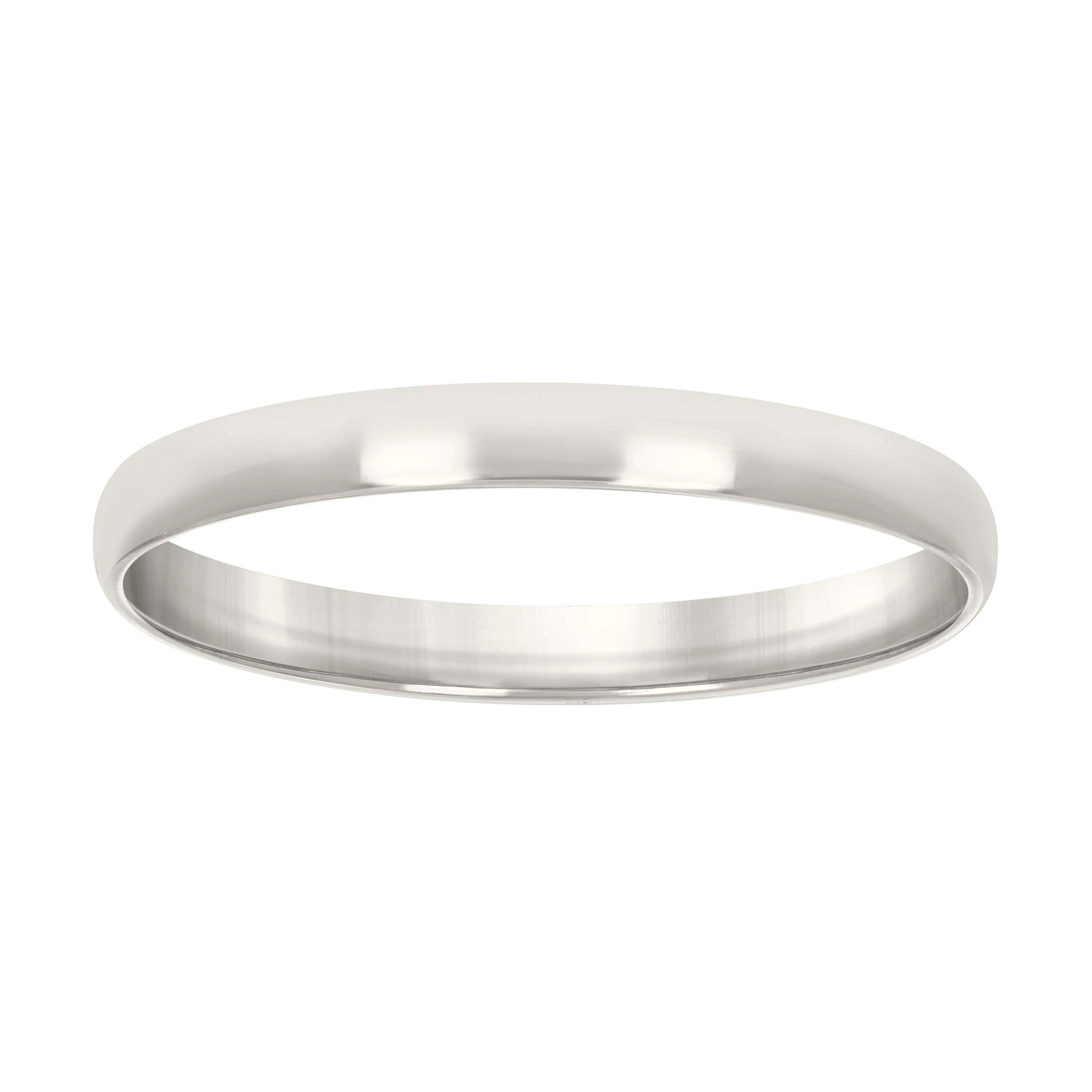 925 Sterling Silver Unisex Flat 3mm Comfort Fit Wedding Band Ring Size 10 - SLV-129724