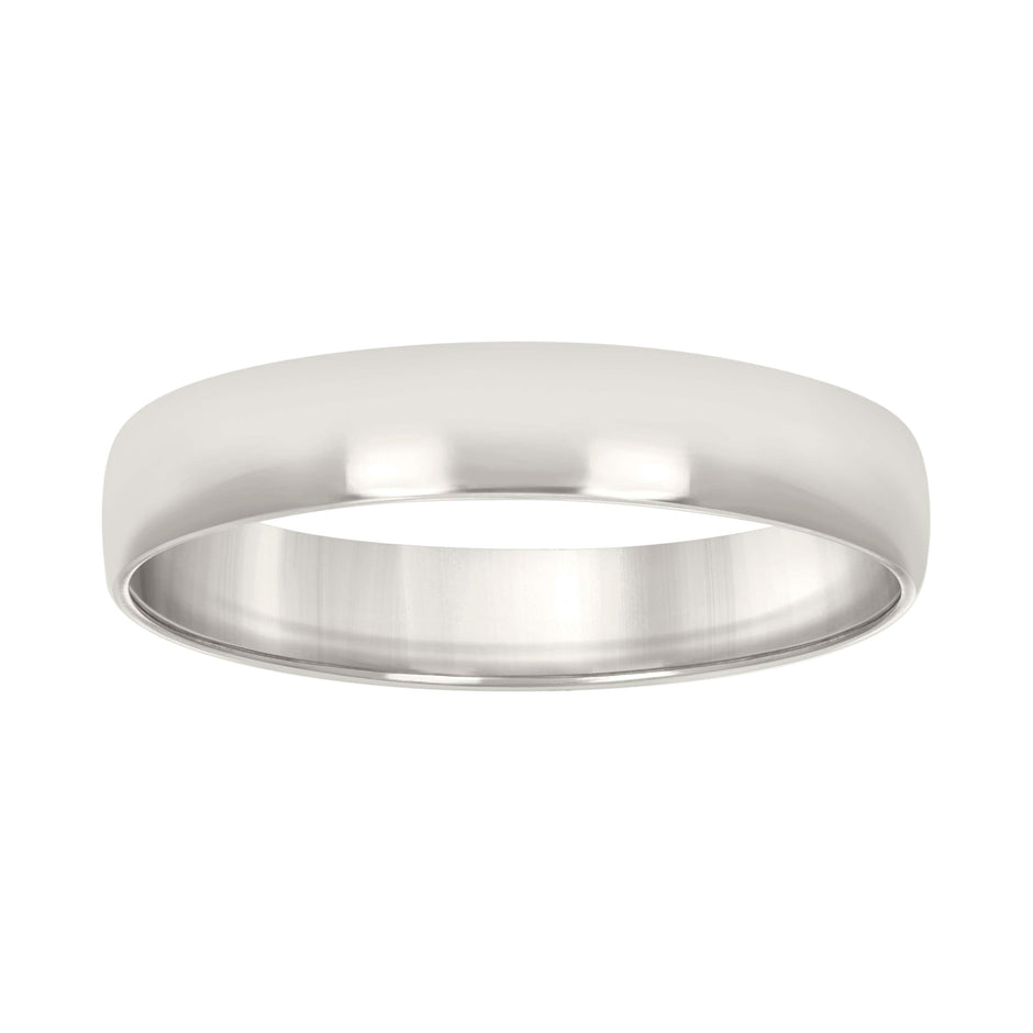 925 Sterling Silver Mens Comfort Fit Wedding Band 5mm Ring Size 8 - SLV-129736