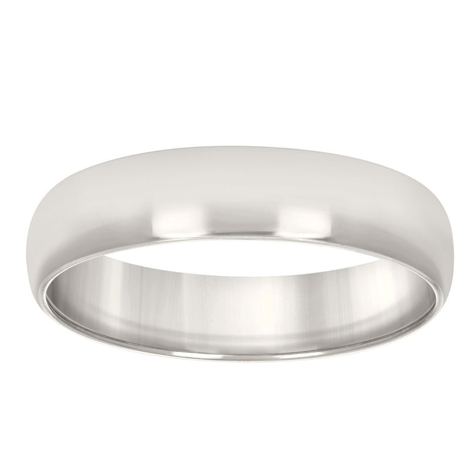 925 Sterling Silver Mens Comfort Fit Wedding Band 6mm Ring Size 8 - SLV-129744
