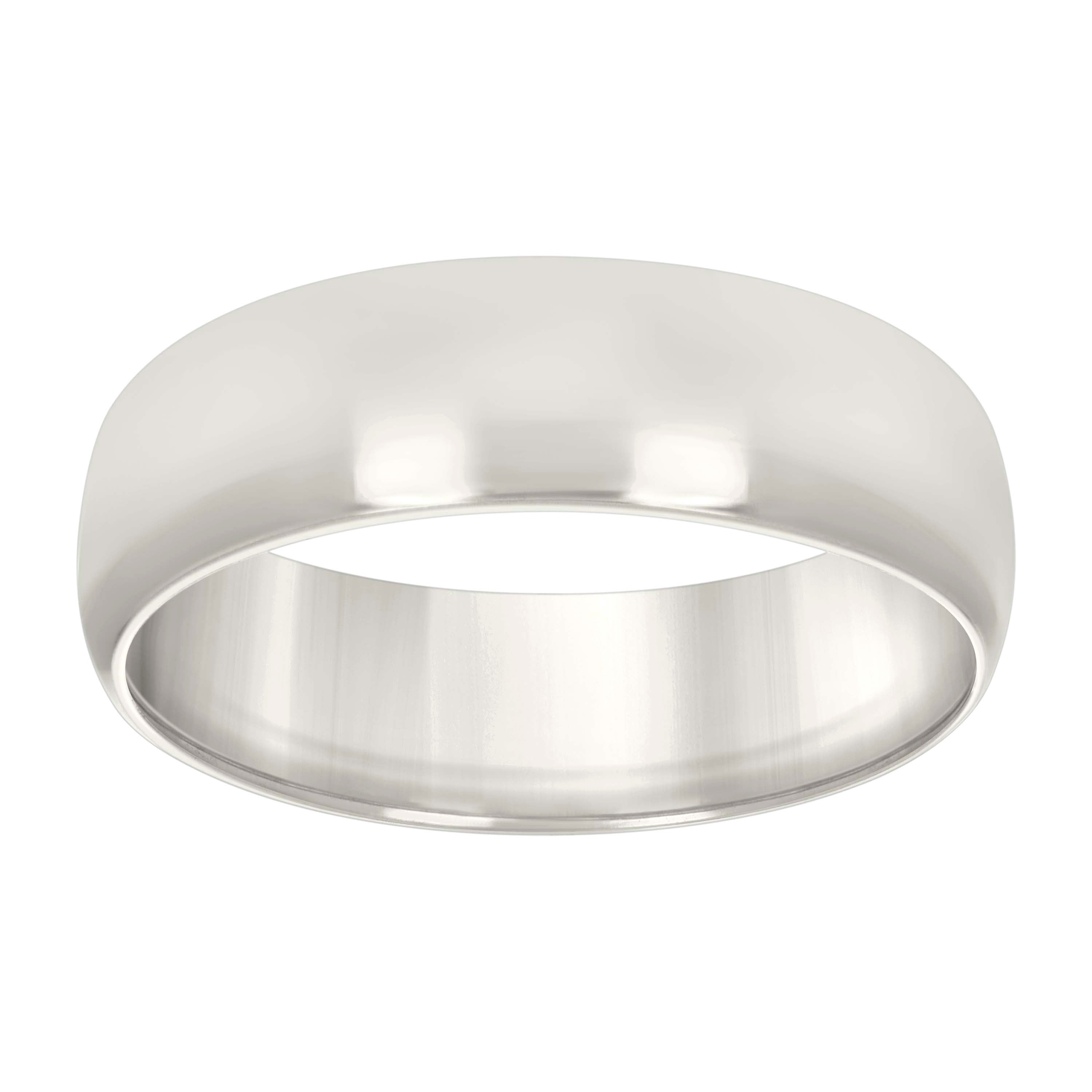 925 Sterling Silver Mens Comfort Fit Wedding Band 8mm Ring Size 11 - SLV-129767