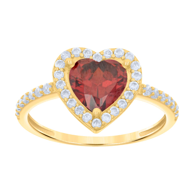 10Kt Gold Cz Ring