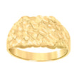 10kt Yellow Gold Womens Nugget Fashion Ring