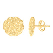 10kt Yellow Gold Womens Fashion Stud Earrings