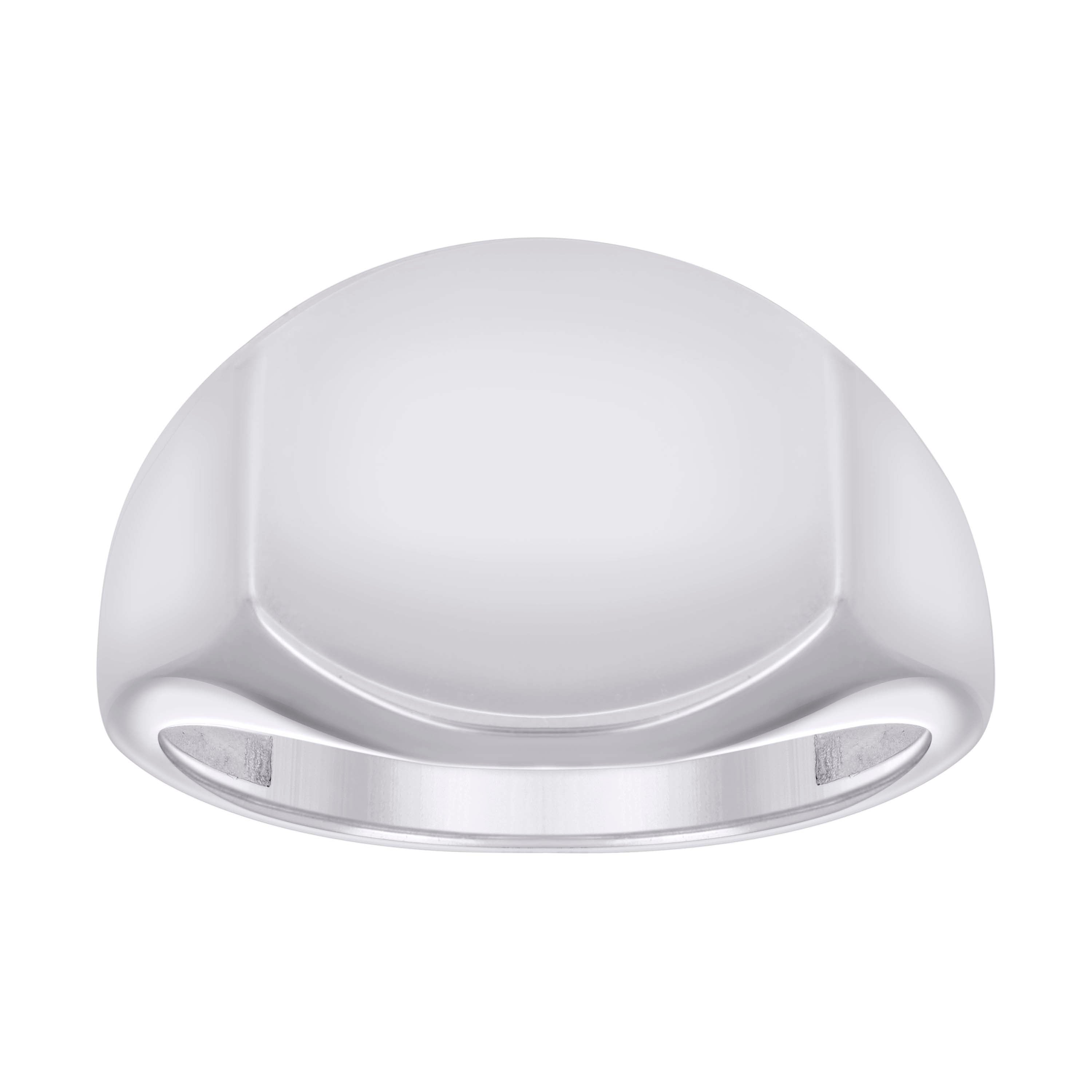 925 Sterling Silver Unisex Signet Ring Size 8 - SLV-130071
