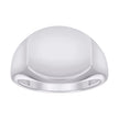925 Sterling Silver Unisex Signet Ring Size 10 - SLV-130073