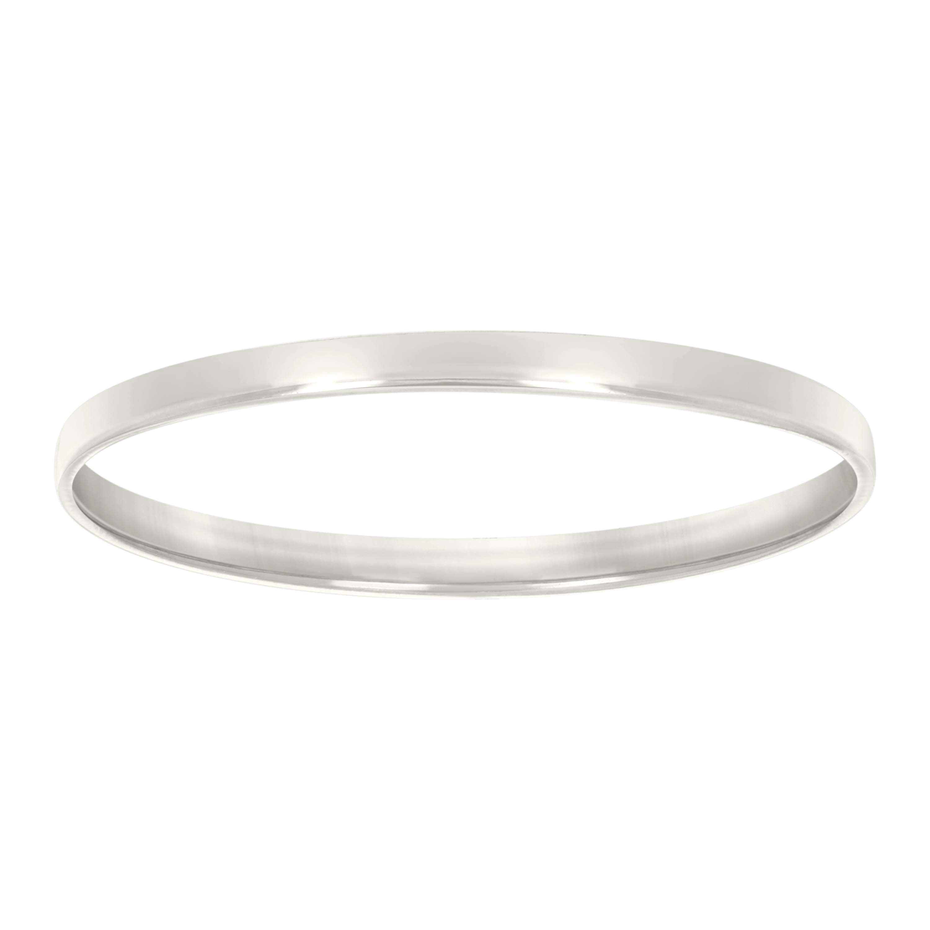 925 Sterling Silver Womens Comfort Fit Wedding Band 2mm Ring Size 7 - SLV-130193