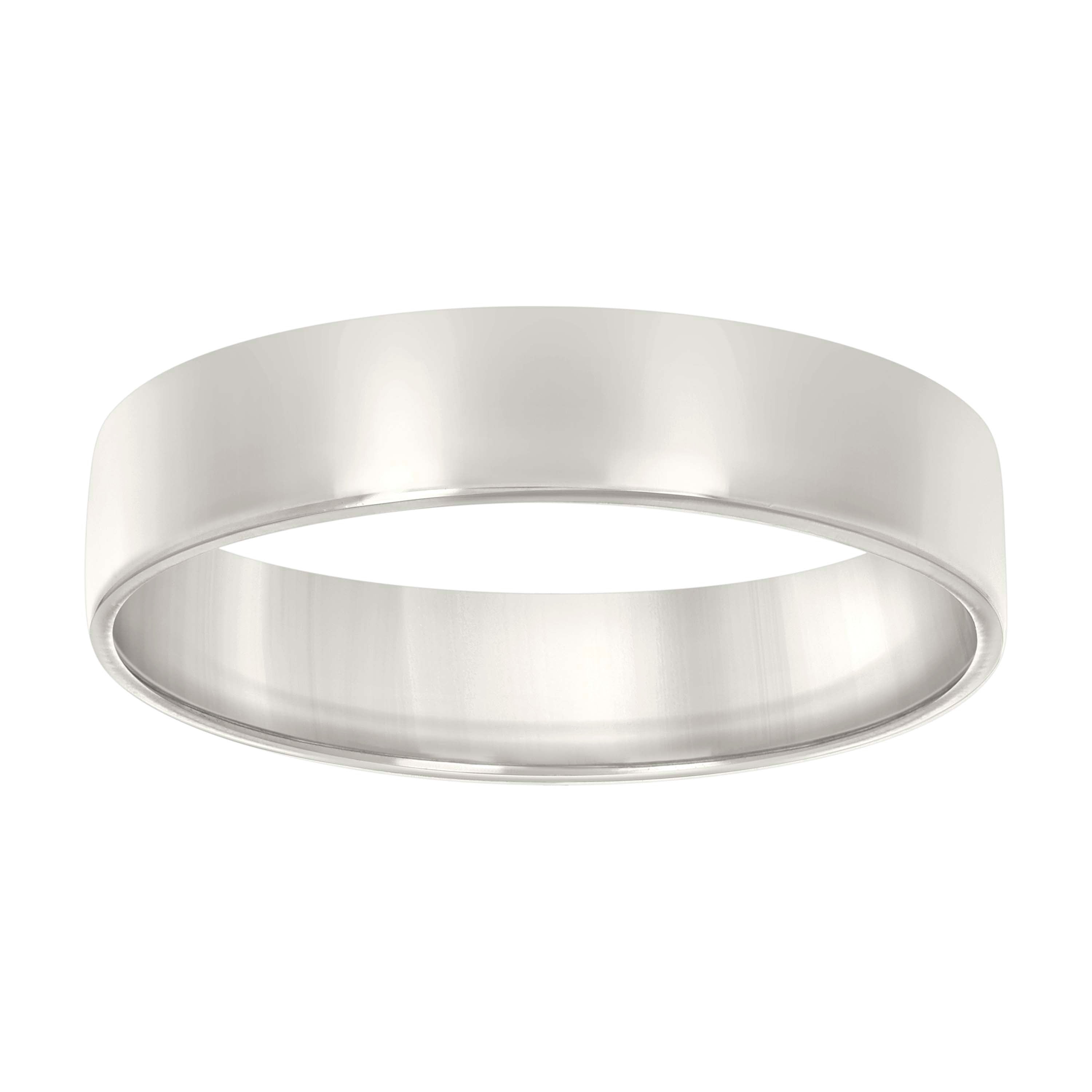 925 Sterling Silver Mens Comfort Fit Wedding Band 6mm Ring Size 14 - SLV-130590