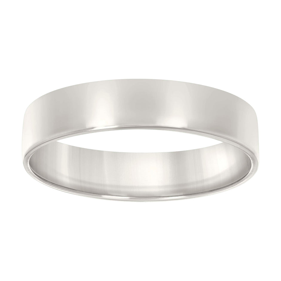 925 Sterling Silver Mens Comfort Fit Wedding Band 6mm Ring Size 14 - SLV-130590