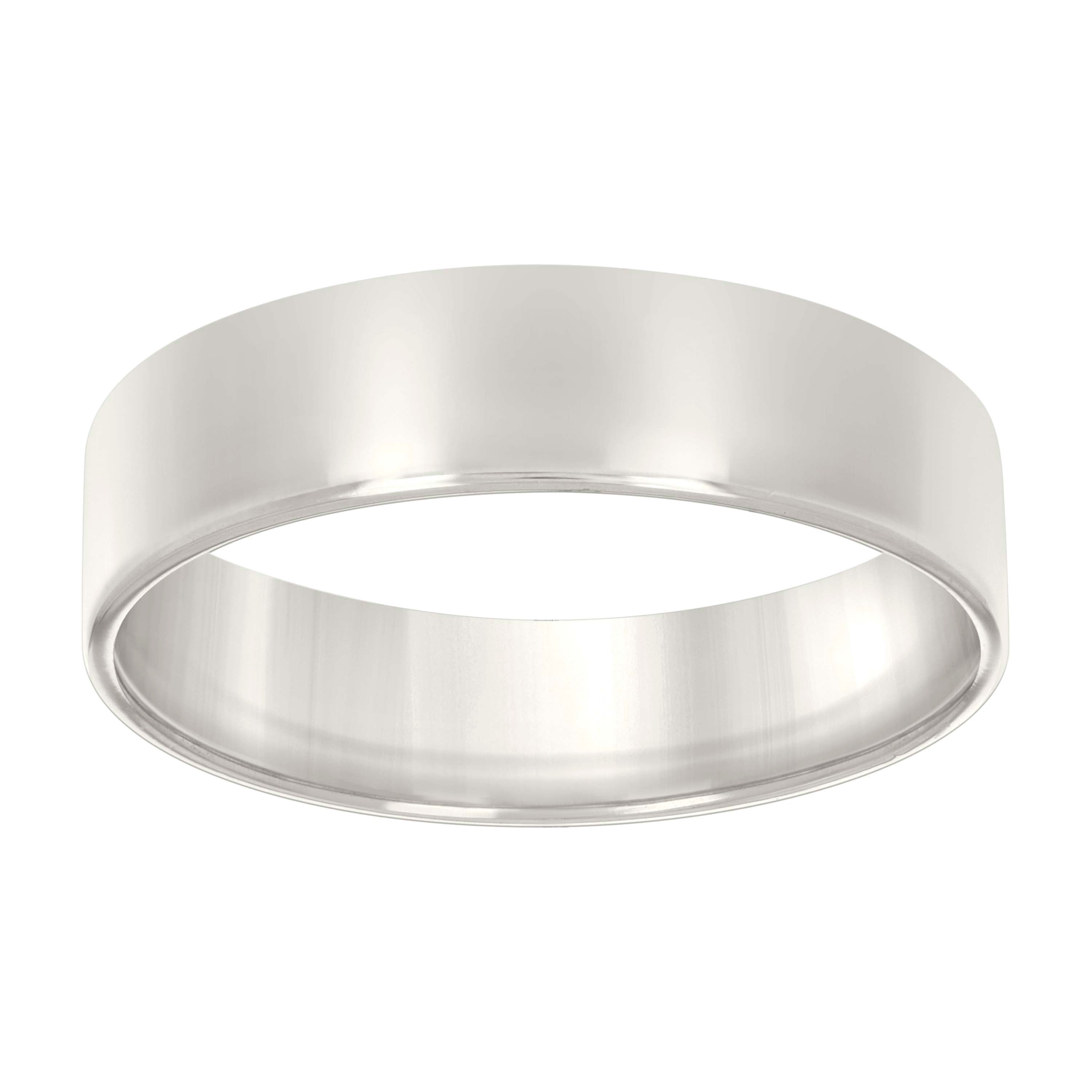 925 Sterling Silver Mens Comfort Fit Wedding Band 7mm Ring Size 14 - SLV-130593