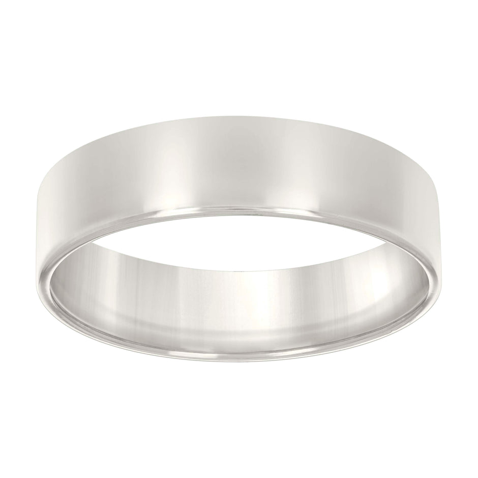 925 Sterling Silver Mens Comfort Fit Wedding Band 7mm Ring Size 14 - SLV-130593
