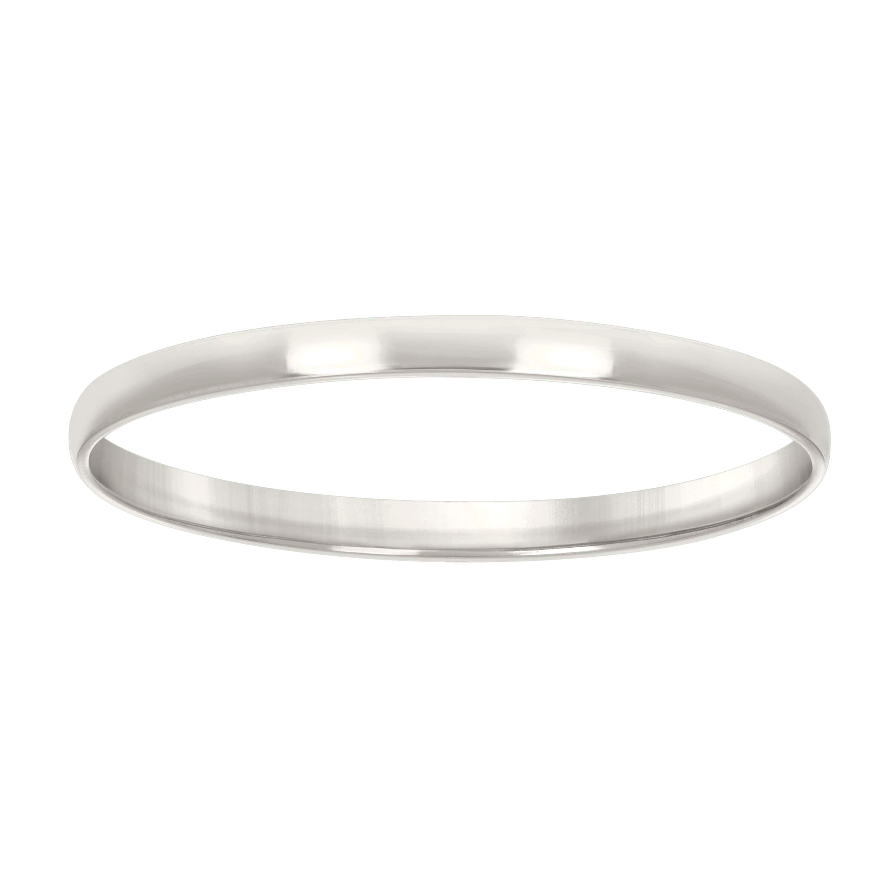 925 Sterling Silver Womens Comfort Fit Wedding Band 2mm Ring Size 14 - SLV-130608