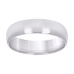 925 Sterling Silver Unisex 7mm Comfort Fit Domed Wedding Band Ring Size 13 - SLV-130655