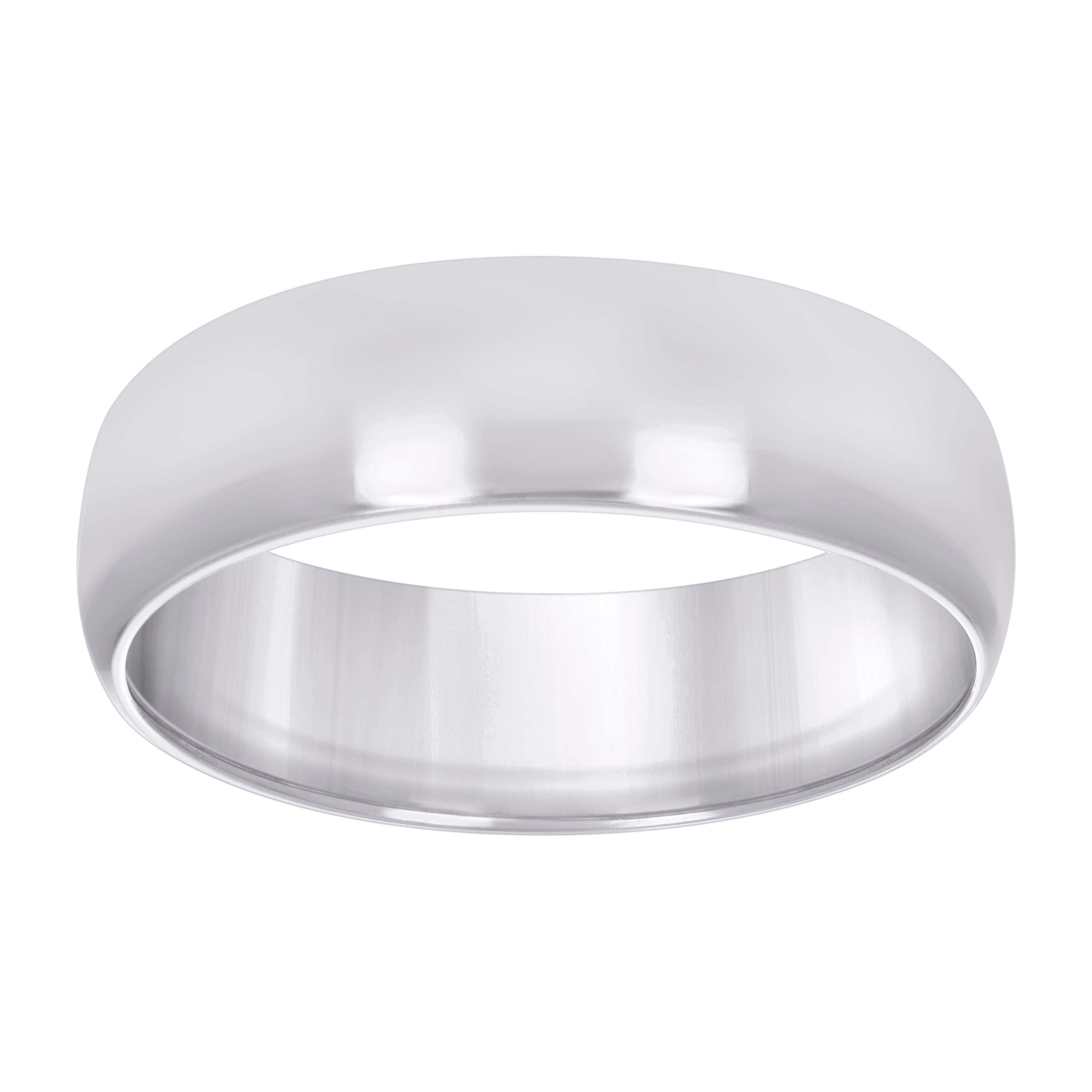 925 Sterling Silver Mens Comfort Fit Wedding Band 8mm Ring Size 8 - SLV-130671