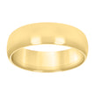 925 Sterling Silver Yellow-tone Mens Comfort Fit Wedding Band 8mm Ring Size 8 - SLV-130682