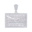 925 Sterling Silver Unisex Cubic-Zirconia Last Supper Religious Charm Pendant