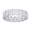 925 Sterling Silver Mens Cuban Link Fashion Ring Size 7 - SLV-131135