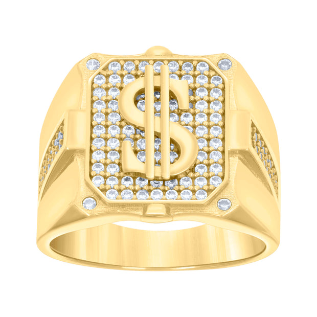 14Kt Gold Cz Ring