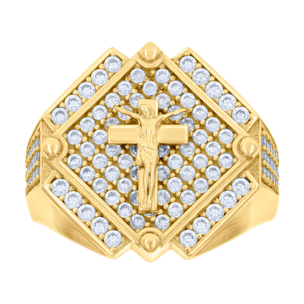 14Kt Gold Cz Ring