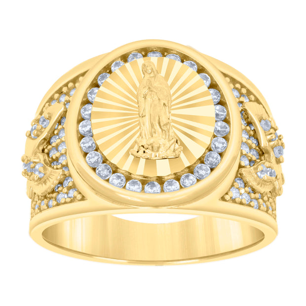 14Kt Gold Cz Ring