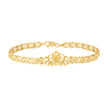 10kt Yellow Gold Womens 15 Anos Quinceanera Charm Bracelet 
