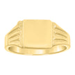 14kt Yellow Gold Baby Square Head Signet Ring 