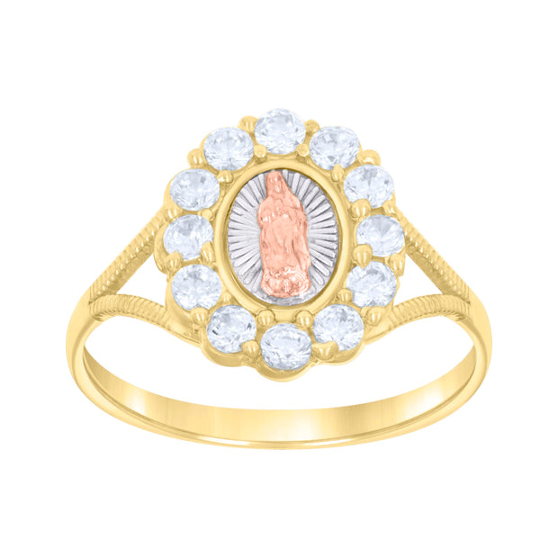 14Kt Gold Cz Ring