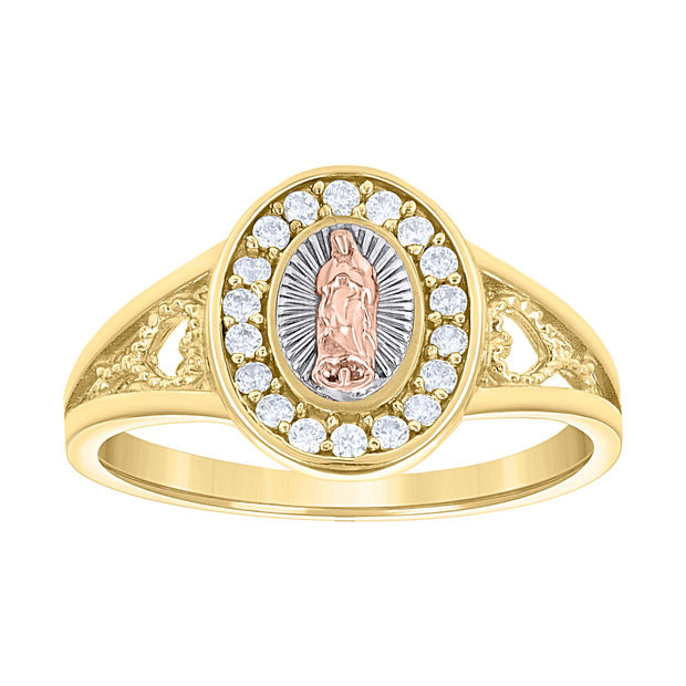 14Kt Gold Cz Ring