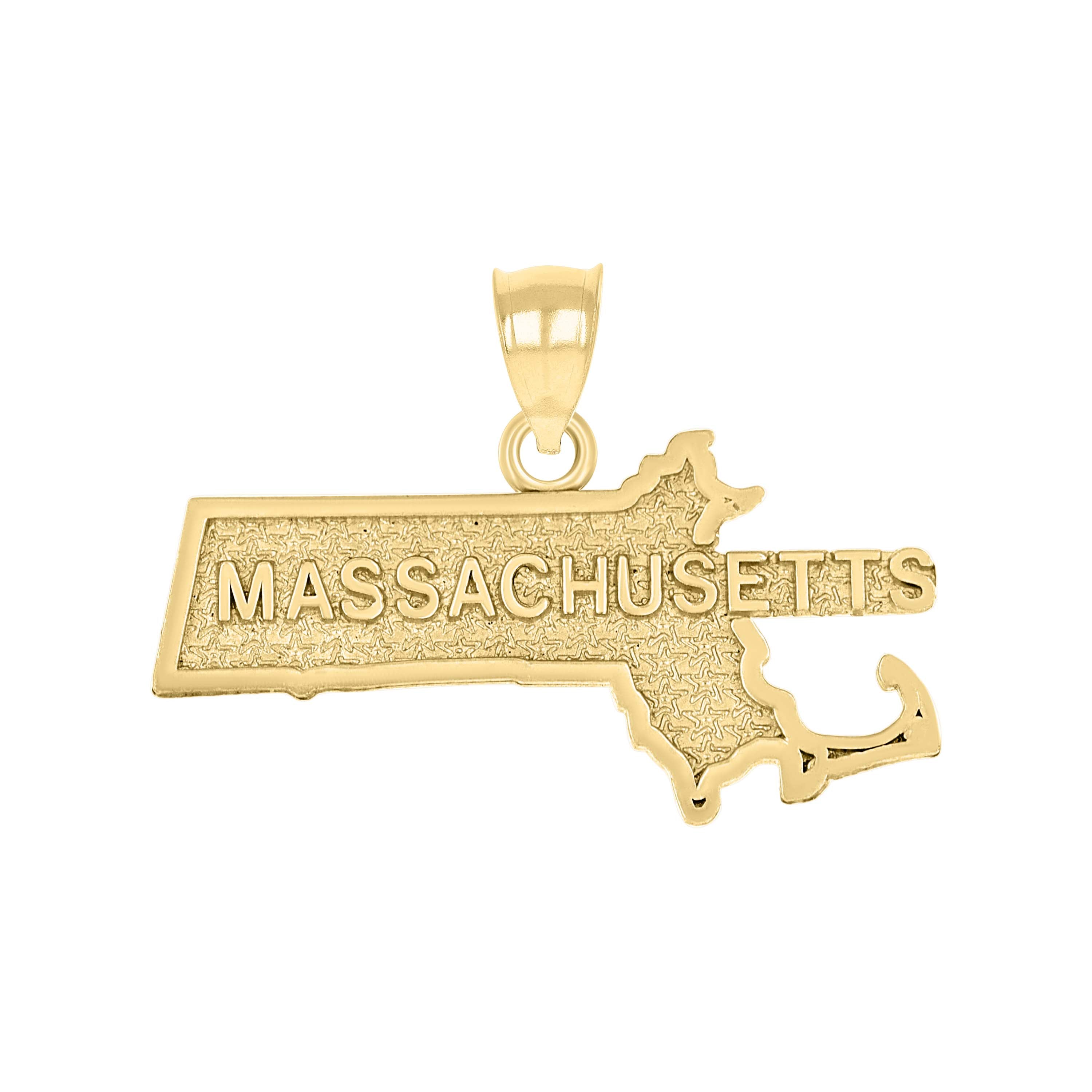 10kt Yellow Gold Womens Men Unisex Mississippi State Charm Pendant