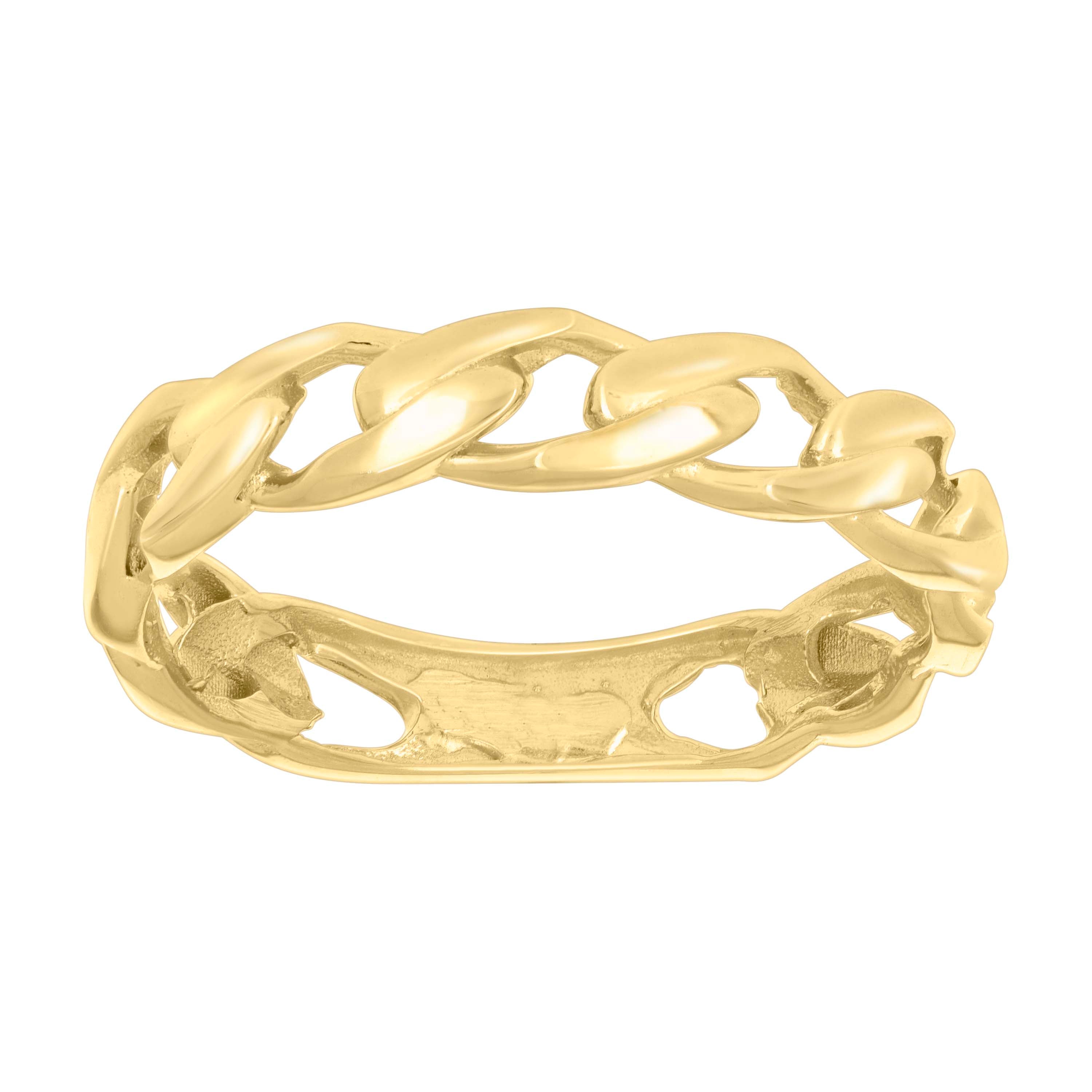 14kt Yellow Gold Mens Fashion Ring 
