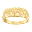 14kt Yellow Gold Mens Nugget Fashion Ring 