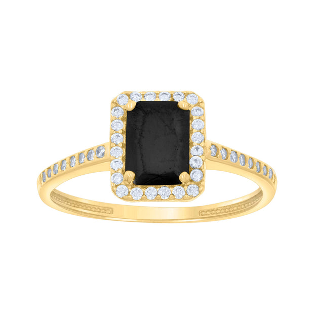 14Kt Gold Cz Ring