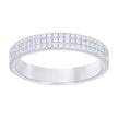925 Sterling Silver Mens 1.05ct Moissanite Fashion Wedding Band Ring Size 6