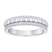 925 Sterling Silver Womens Cubic-Zirconia Fashion Wedding Band Ring Size 7 - SLV-132487