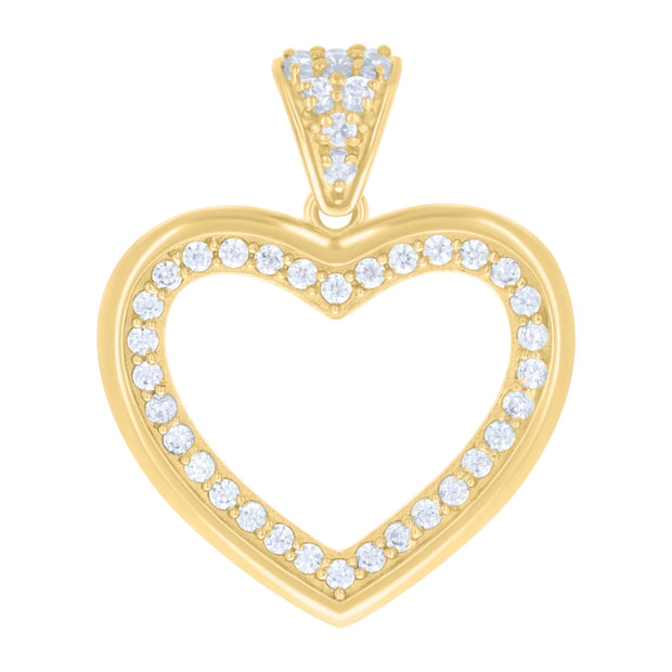14Kt Gold Cz Pendant