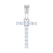925 Sterling Silver Unisex 0.35ct Moissanite Initial T Alphabet Charm Pendant