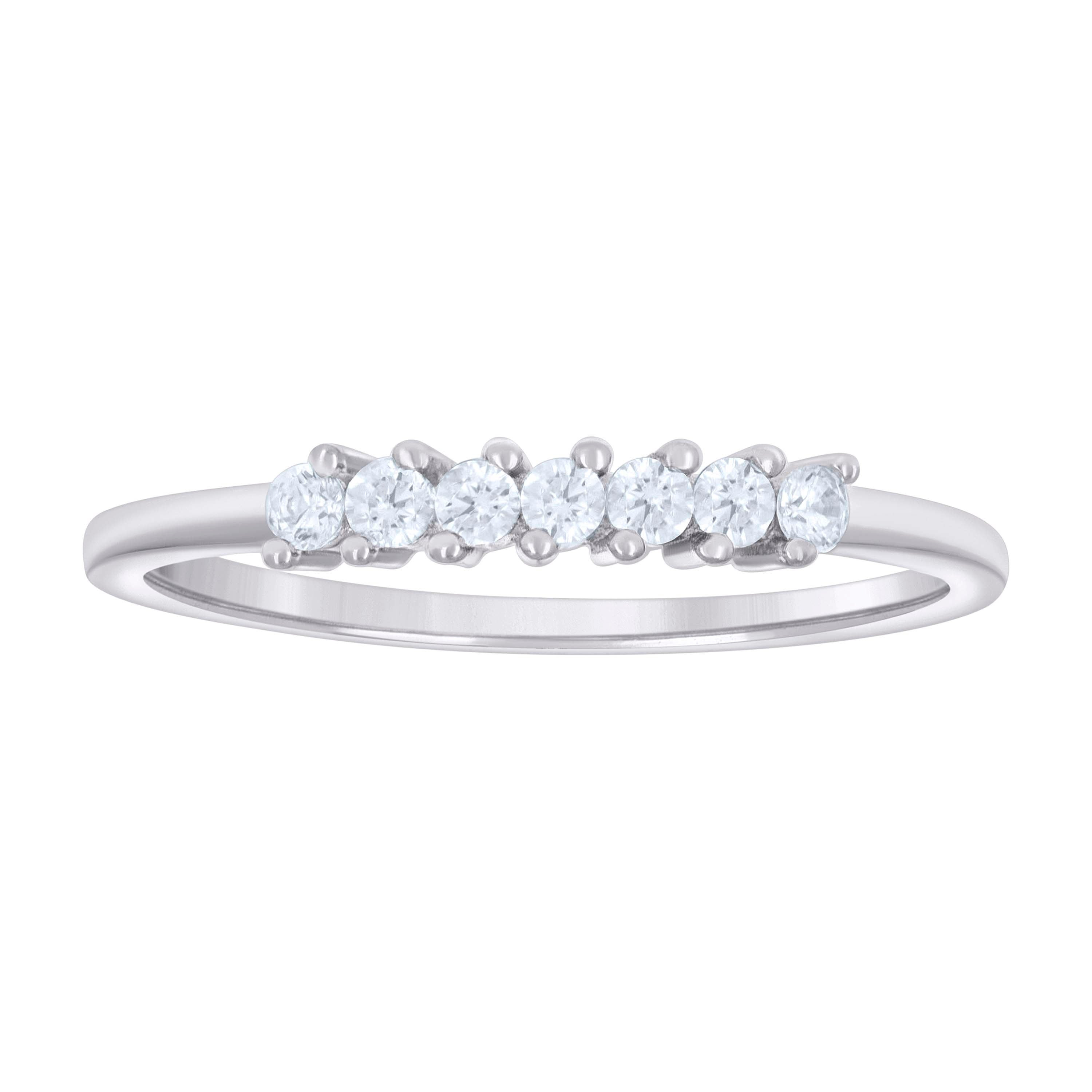 925 Sterling Silver Womens Cubic-Zirconia Engagement Ring Size 9 - SLV-133319