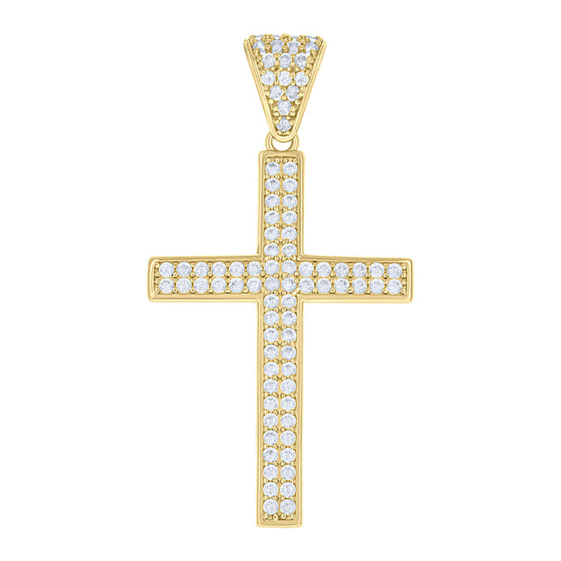 10Kt Gold Cz Pendant