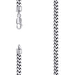 925 Sterling Silver Hollow Franco Chain Rhodium 150 5.4mm-26 - SLV-141321