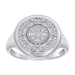 925 Sterling Silver Mens Aztec Calendar Fashion Ring Size 10 - SLV-134476