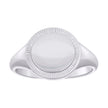 925 Sterling Silver Mens Signet Ring Size 9