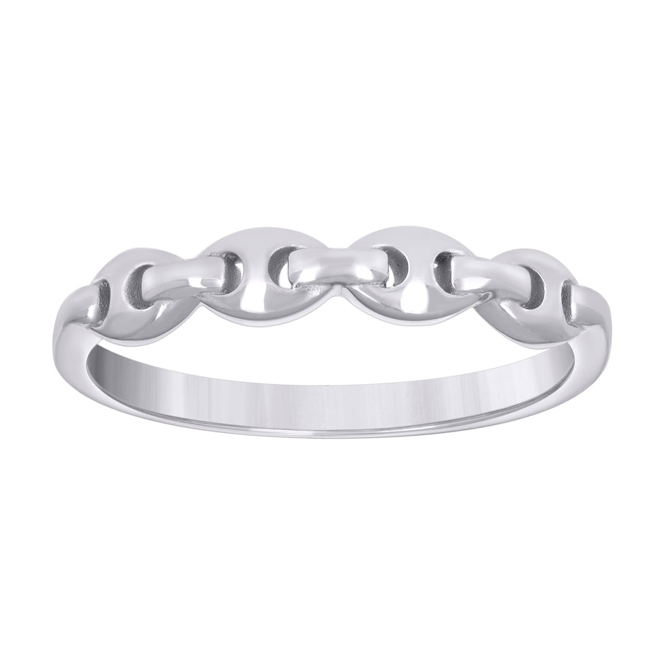925 Sterling Silver Womens Fashion Ring Size 6 - SLV-134841