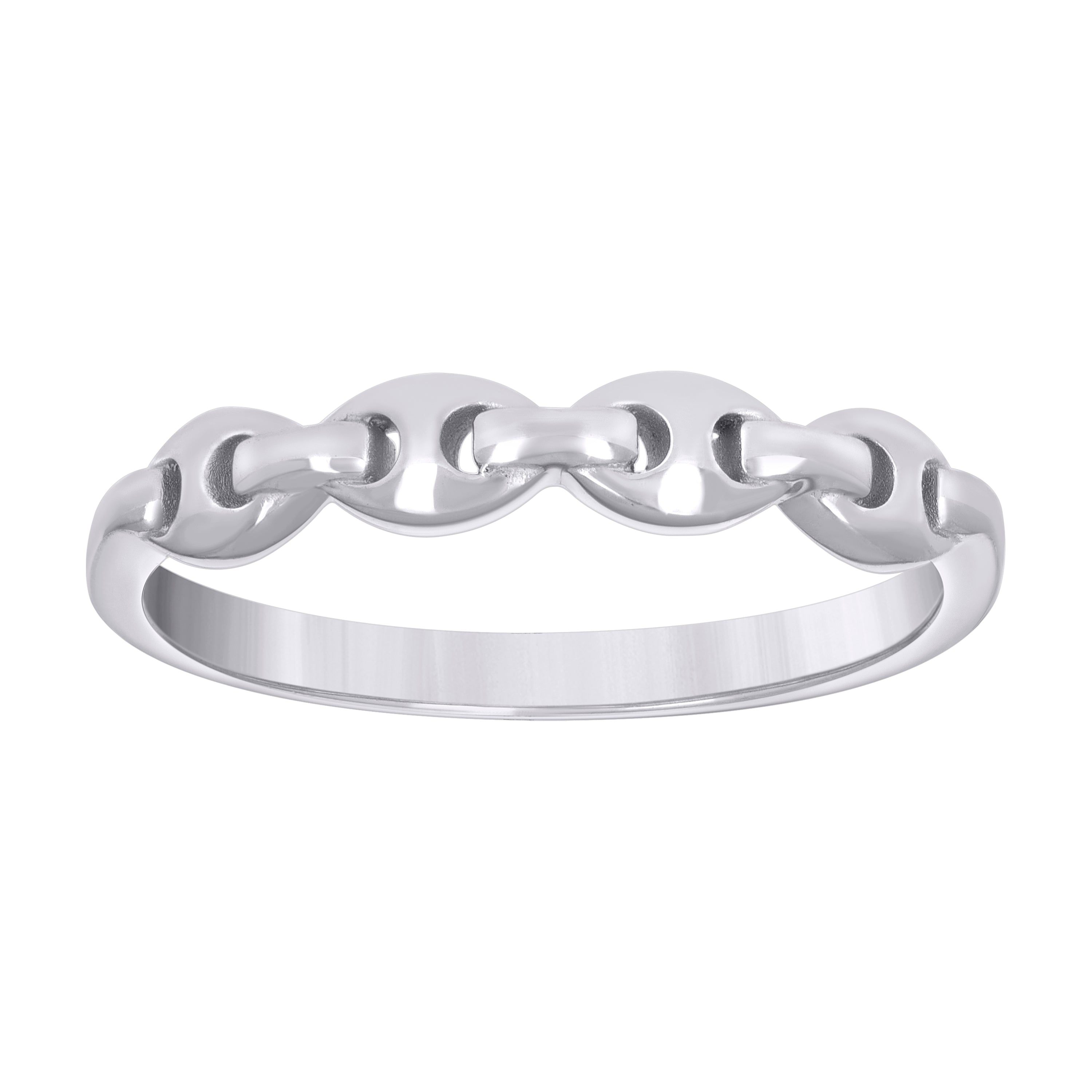 925 Sterling Silver Womens Fashion Ring Size 7 - SLV-134842