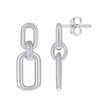 925 Sterling Silver Womens Fashion Danglers Earrings 