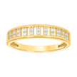 10kt Yellow Gold Womens Cubic-Zirconia Fashion Ring 
