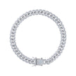 925 Sterling Silver 1.65ct Moissanite Miami Cuban Chain Bracelet 6mm 7 Inches