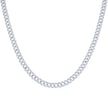 925 Sterling Silver 9.33ct Moissanite Miami Cuban Chain 6mm 24 Inches - SLV-135806