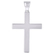 925 Sterling Silver Unisex Without CZ Cross Religious Charm Pendant