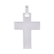 925 Sterling Silver Unisex Without CZ Cross Religious Charm Pendant